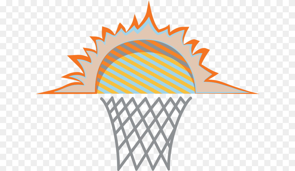 Phoenix Suns Basketball Illustration, Hoop, Light, Nature, Outdoors Free Transparent Png