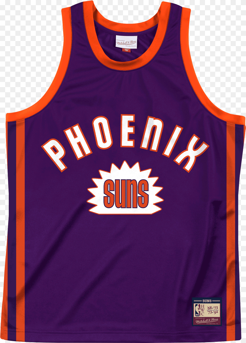 Phoenix Suns Jersey Throwback, Clothing, Shirt, T-shirt Free Png Download