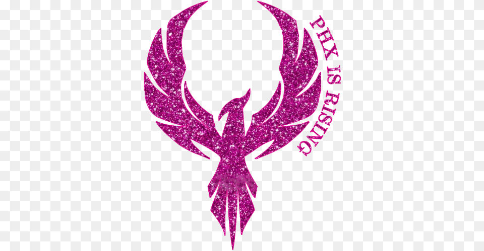 Phoenix Symbol Bennu Decal Clip Art Graphic Design Companies Logo, Accessories, Purple, Glitter, Jewelry Free Png