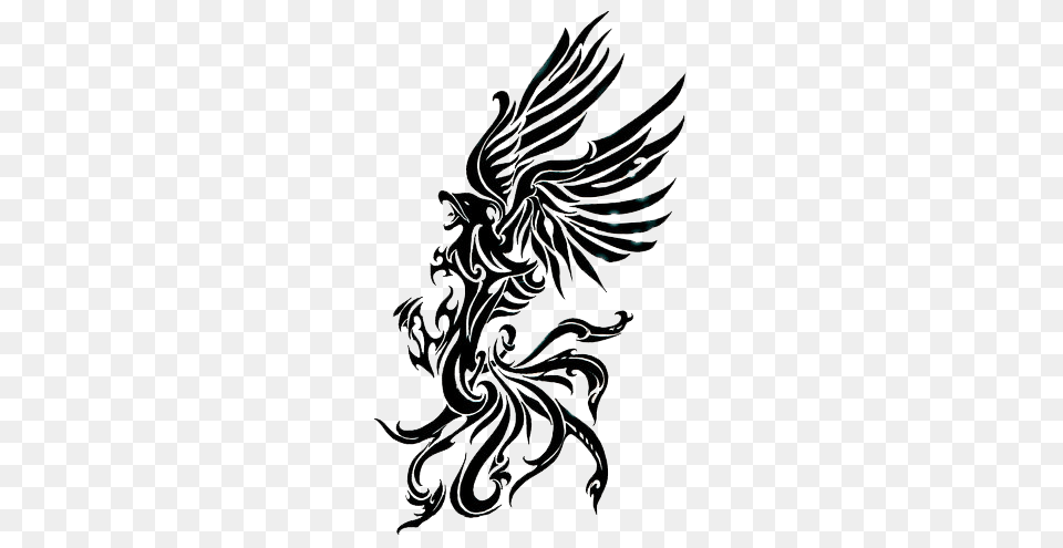 Phoenix Tattoo Right, Art Png Image