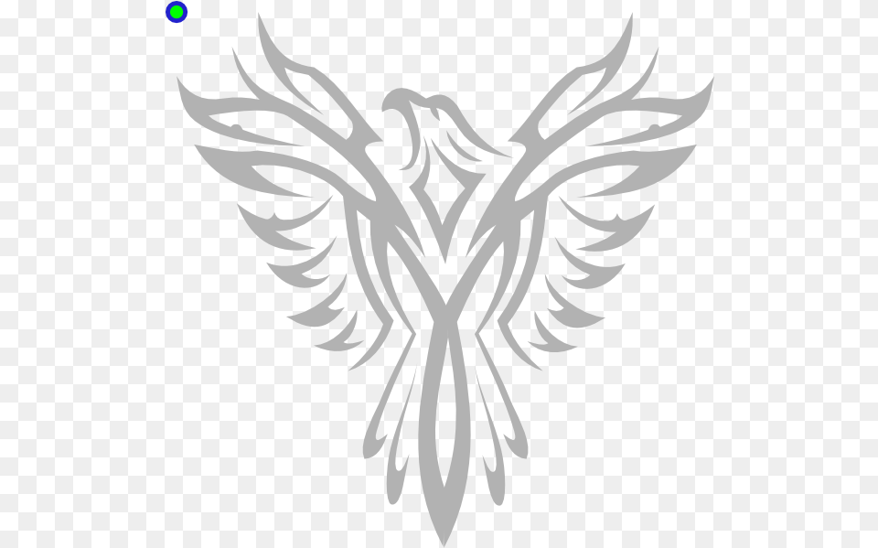 Phoenix Transparent 1 Eagle Black And White, Stencil, Emblem, Symbol, Person Png Image