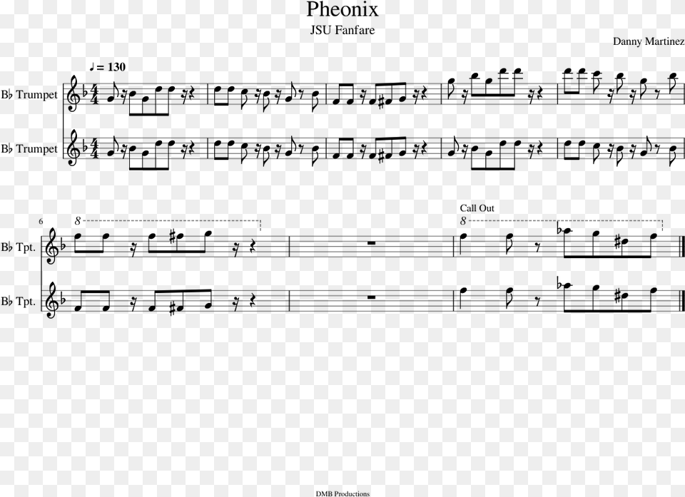 Phoenix Trumpet Fanfare, Gray Png