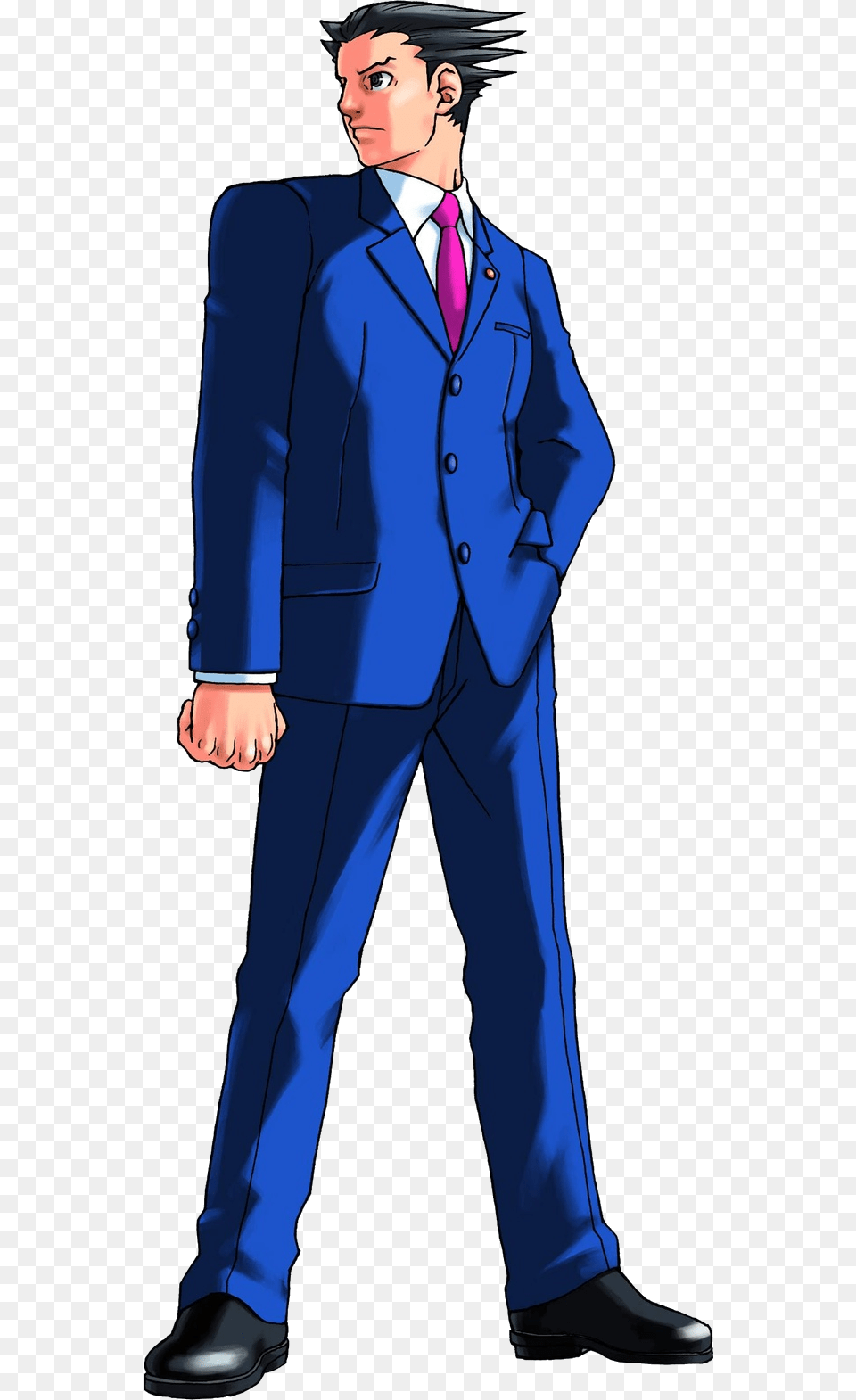 Phoenix Wright, Tuxedo, Clothing, Suit, Formal Wear Free Transparent Png