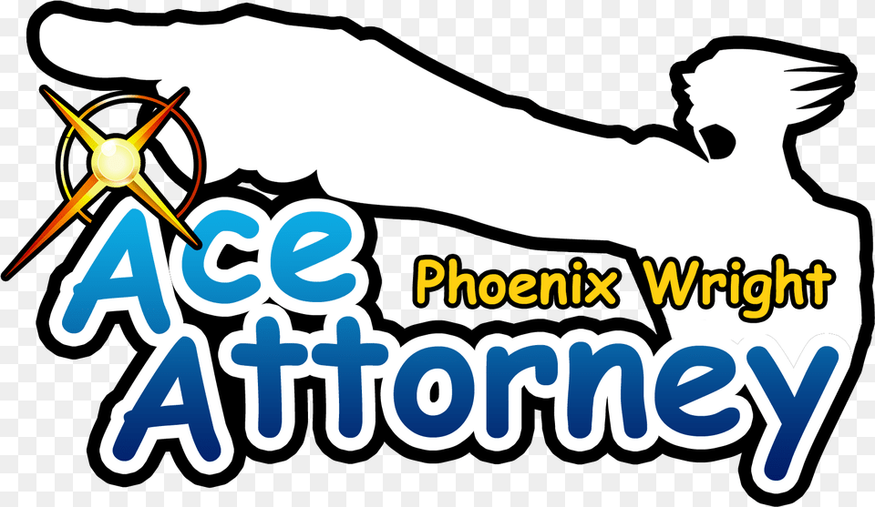 Phoenix Wright Ace Attorney, Logo, Animal, Fish, Sea Life Free Png
