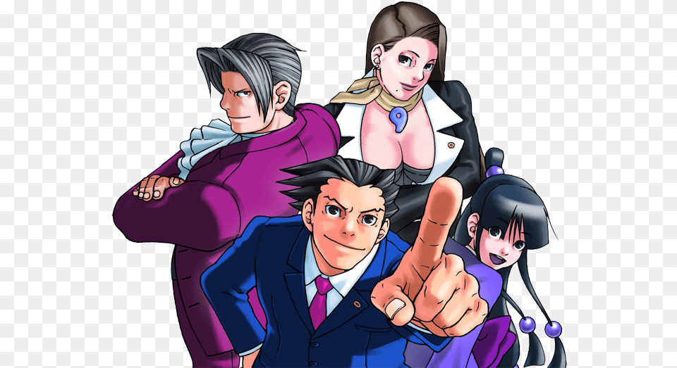 Phoenix Wright Ace Attorney Art, Adult, Publication, Person, Woman Png