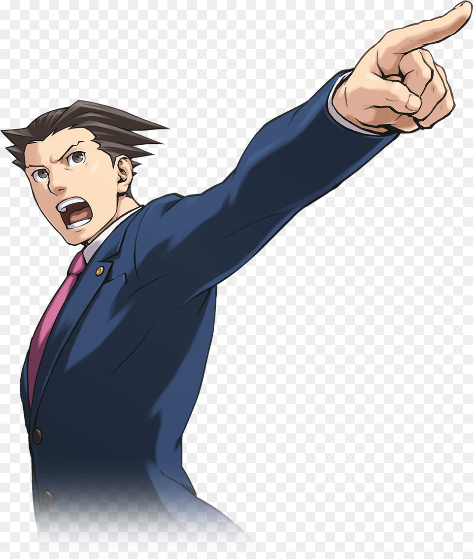 Phoenix Wright Phoenix Wright Ace Attorney, Adult, Person, Man, Male Png