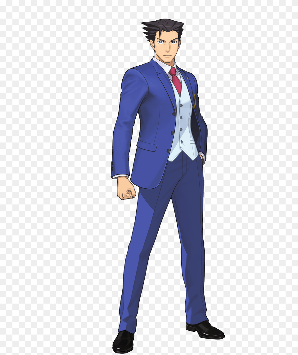 Phoenix Wright Spirit Of Justice, Tuxedo, Clothing, Suit, Person Png