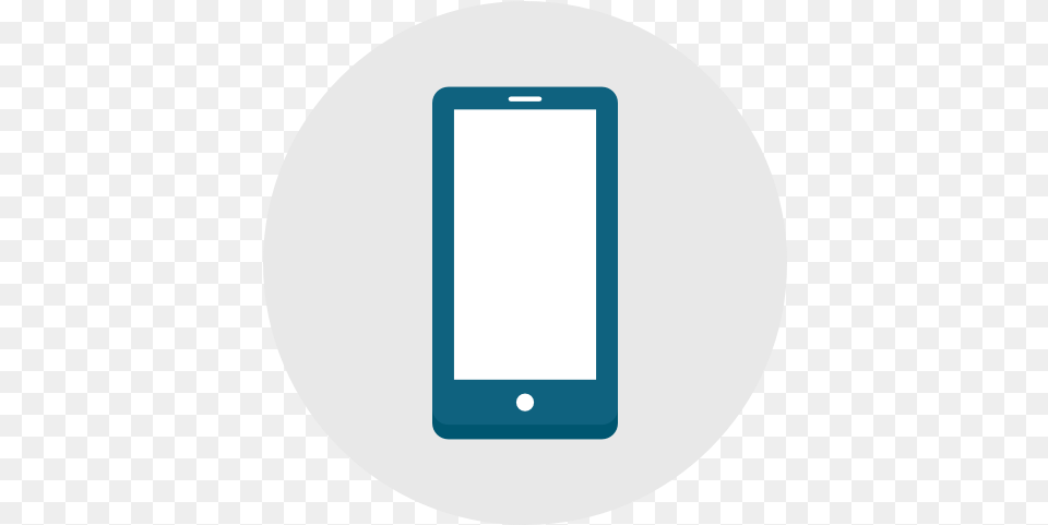 Phone Android Iphone Smartphone Telephone Icon Of Circle, Electronics, Mobile Phone Png Image