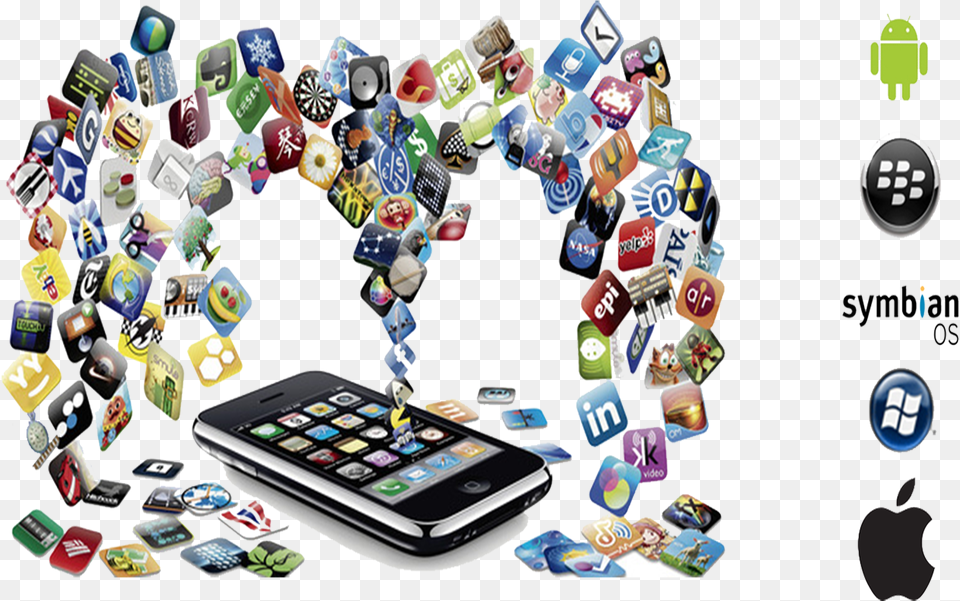 Phone Application Smartphone Makes Life Easier, Electronics, Mobile Phone Png Image