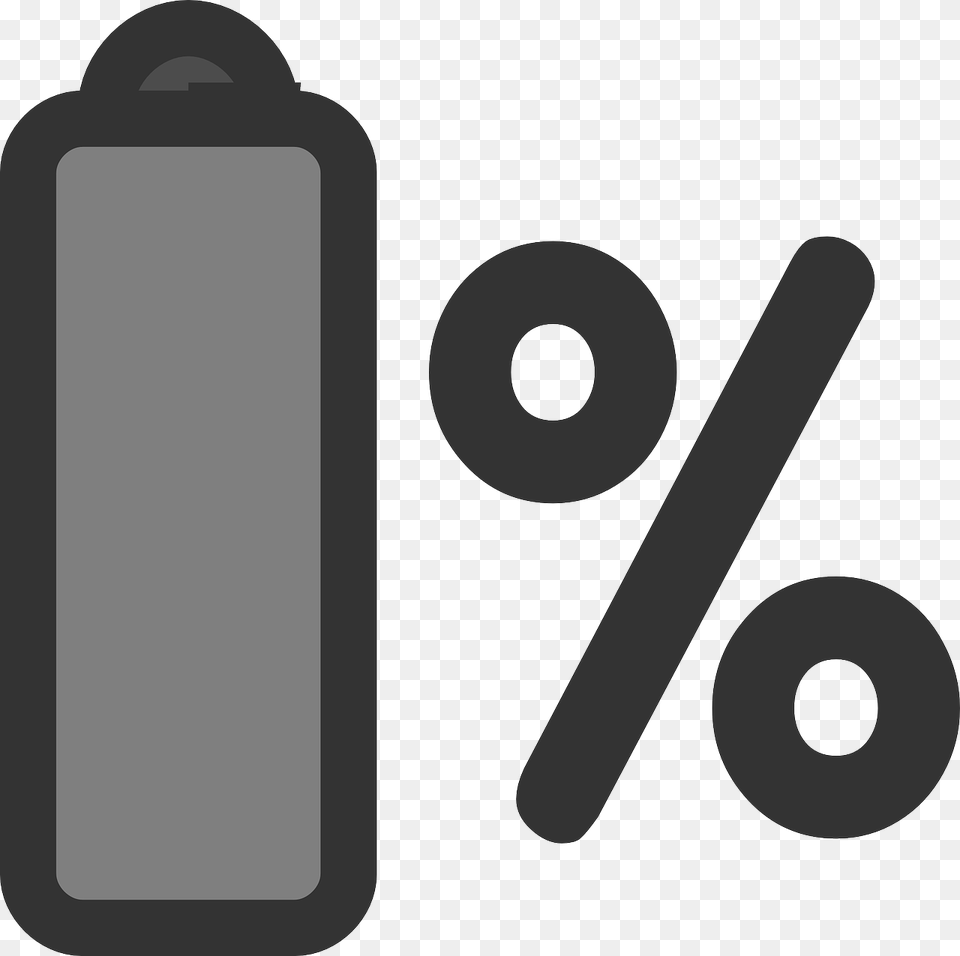 Phone Battery Percentage Clip Art Library Battery Percentage Clipart, Electronics, Mobile Phone, Text Free Png