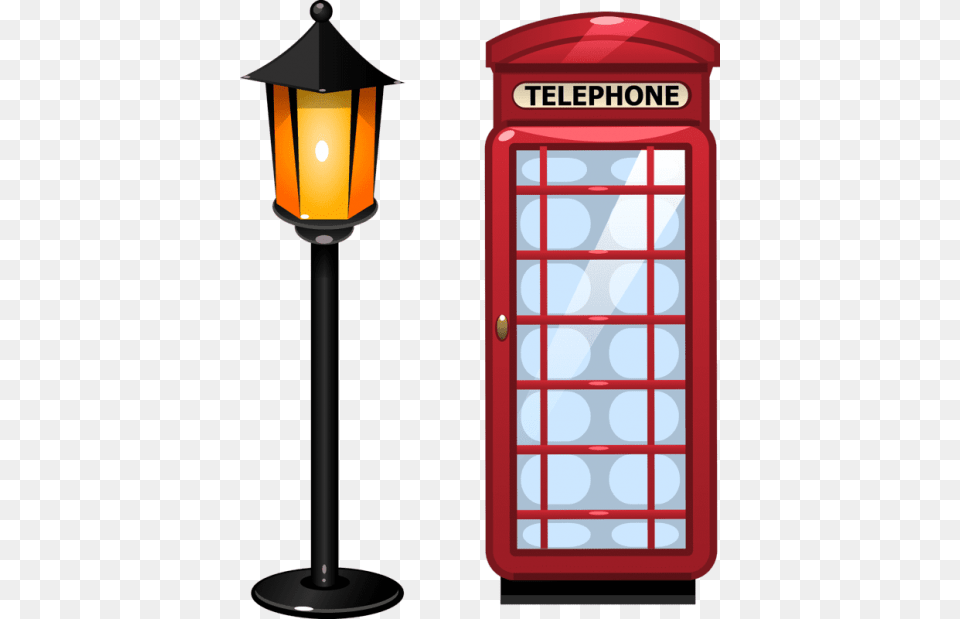 Phone Booth, Lamp Free Transparent Png