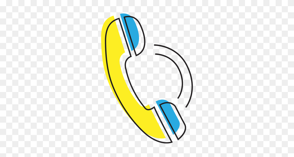 Phone Call Icon, Banana, Food, Fruit, Plant Png Image