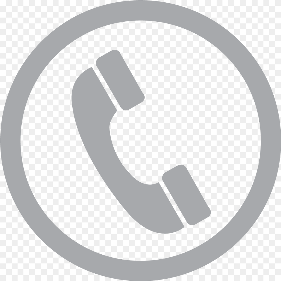 Phone Call Icon Grey Images Grey Phone Icon Background, Symbol, Disk, Text Free Transparent Png