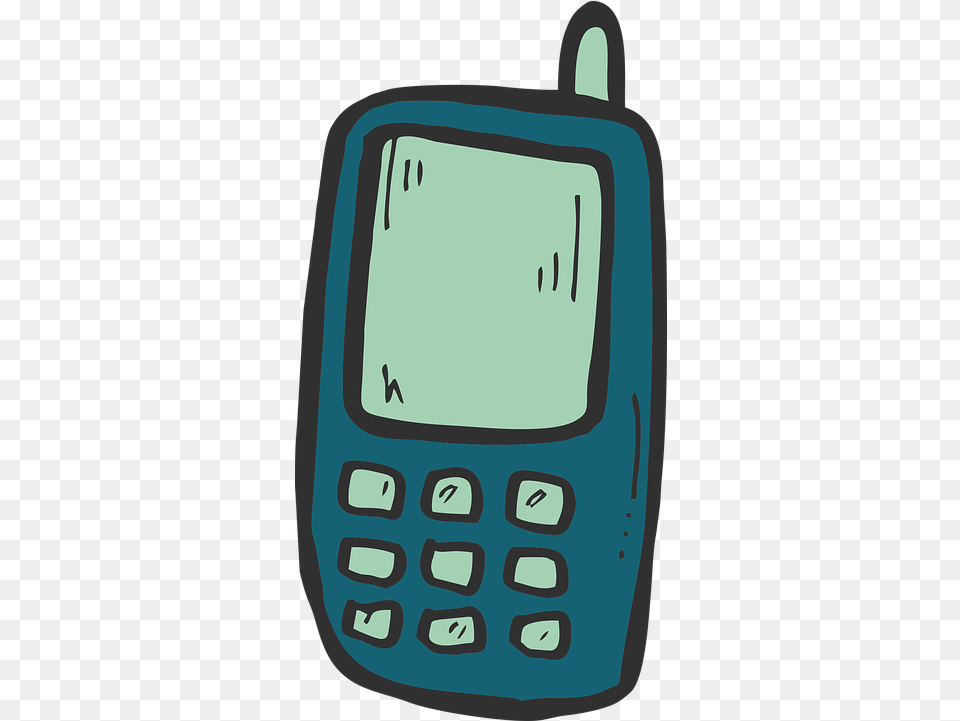 Phone Cartoon Icon Keypad Phone Cartoon, Electronics, Mobile Phone, Texting Free Transparent Png