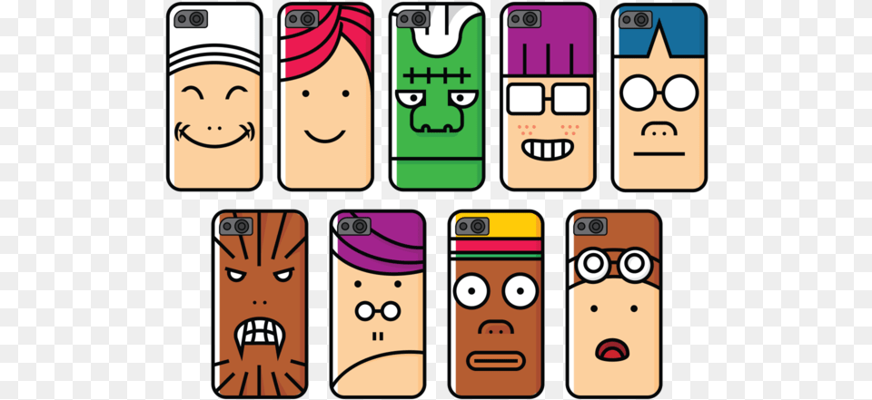 Phone Case Cartoon Character Free Cartoon Characters Vector, Electronics, Mobile Phone, Person, Face Png
