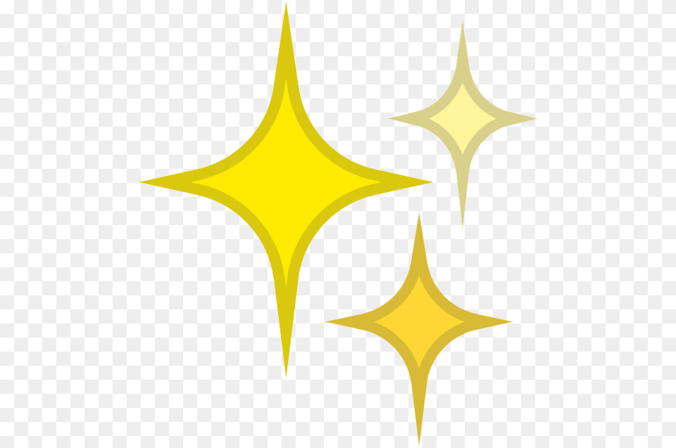 Phone Case Direct Emoji A Yellow Sparkle, Symbol, Star Symbol, Animal, Fish Free Png