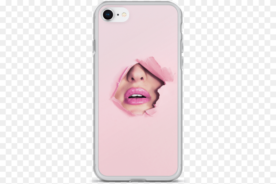 Phone Case Pink Kiss Smartphone, Electronics, Mobile Phone, Baby, Person Free Transparent Png