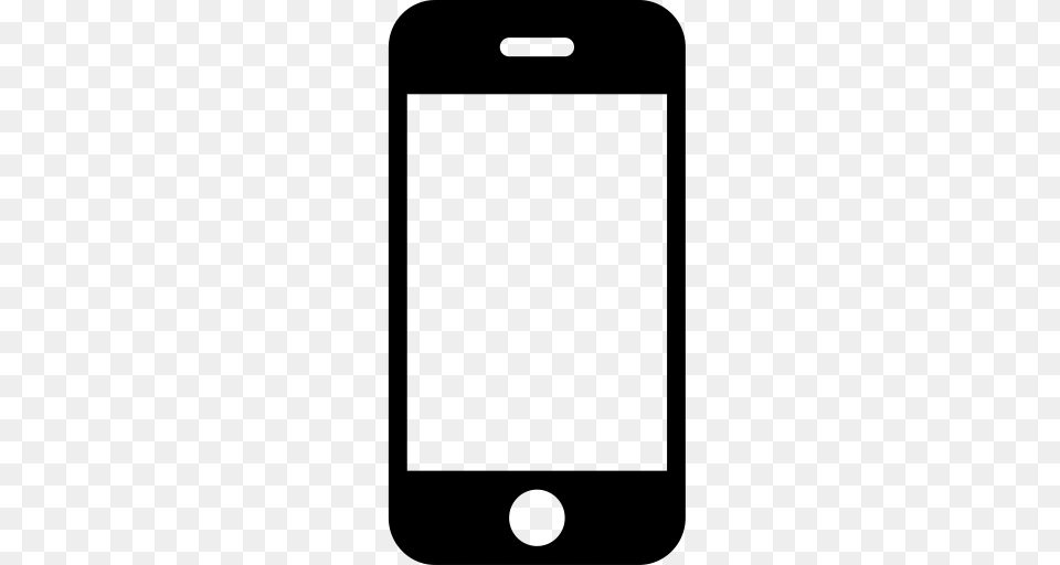 Phone Cell Phone Phone Icon With And Vector Format For, Gray Free Png