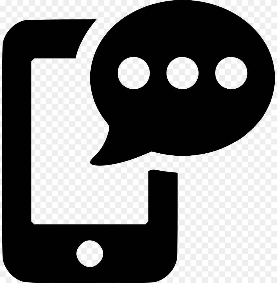 Phone Chat Bubble, Stencil, Number, Symbol, Text Free Transparent Png