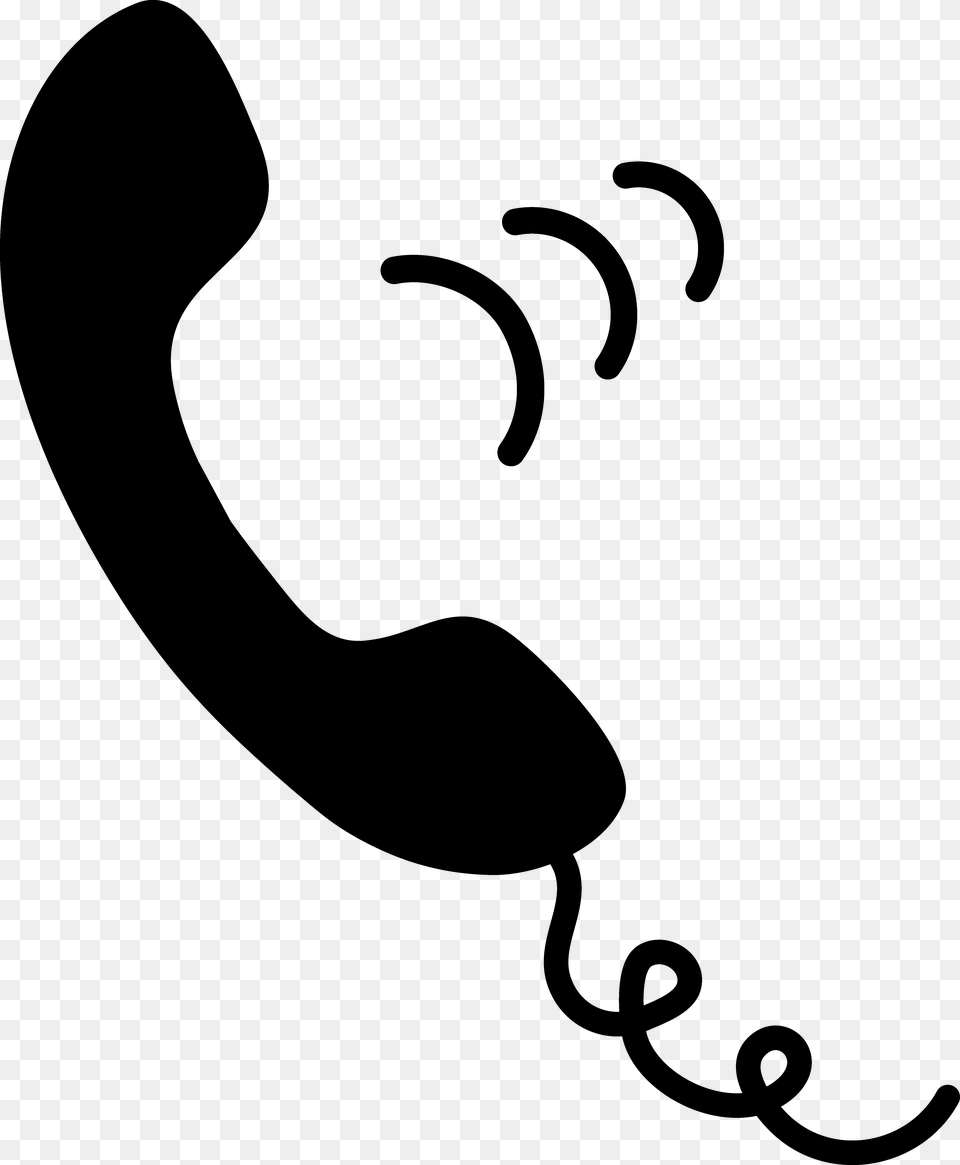 Phone Clip Art, Silhouette, Electronics Png