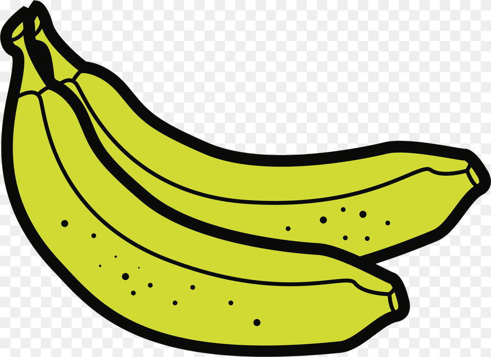 Phone Clipart Banana Plantain Clipart, Food, Fruit, Plant, Produce Free Png Download