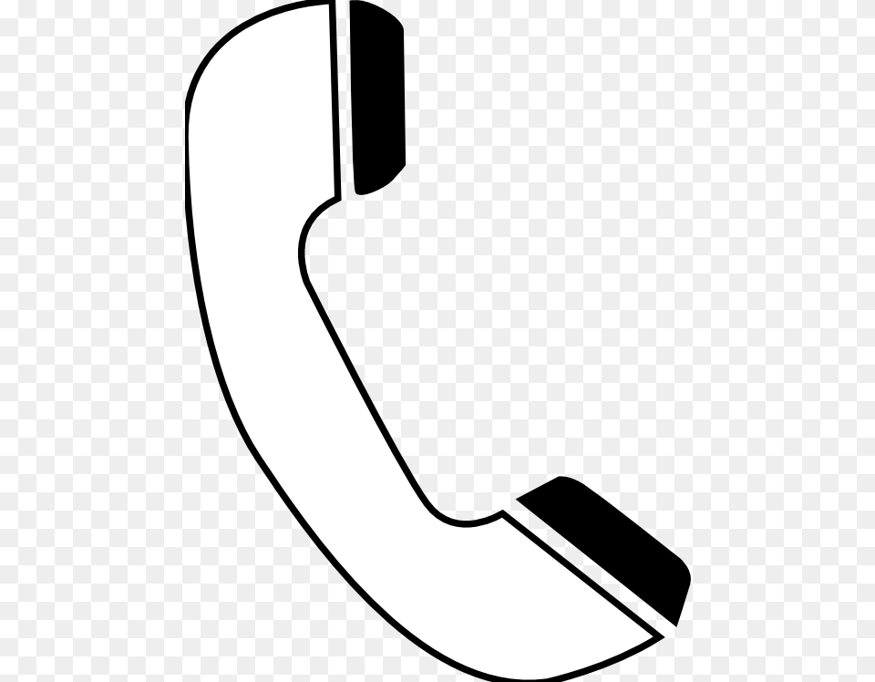 Phone Clipart Black And White, Smoke Pipe Free Png