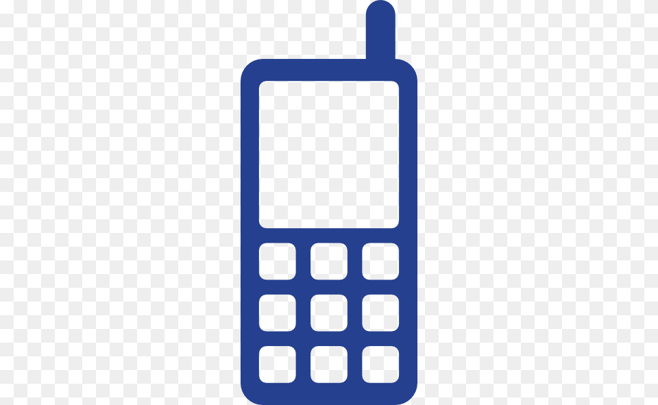 Phone Clipart Blue Cell, Electronics Free Png