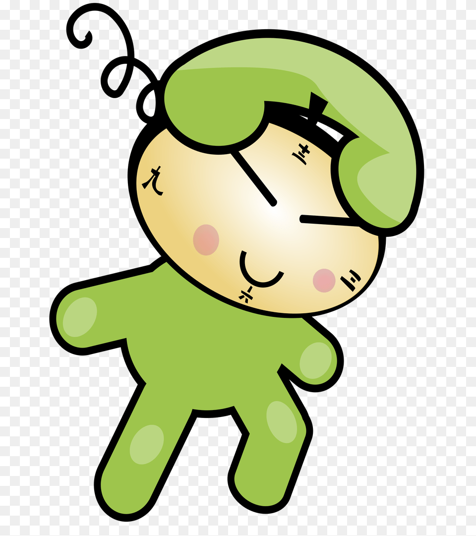 Phone Clipart Cute, Green, Baby, Person Png