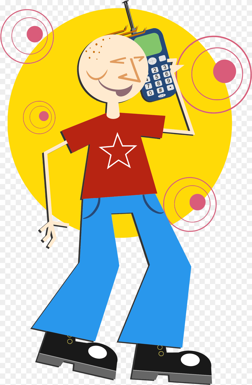 Phone Clipart Guy Mobile Phone Transparent Cartoon Jingfm Adult Person Mobile Photography, Cleaning, People Png Image