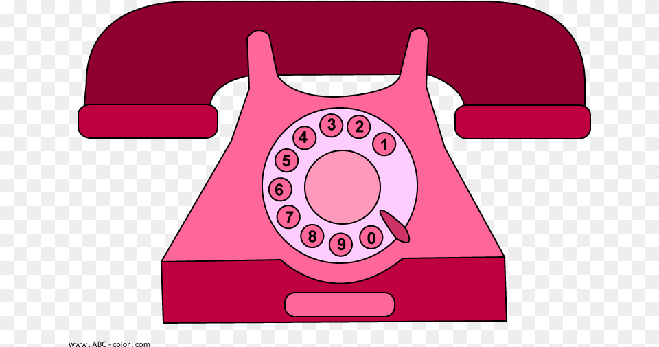 Phone Clipart Transparent Clip Art, Electronics, Dial Telephone Free Png