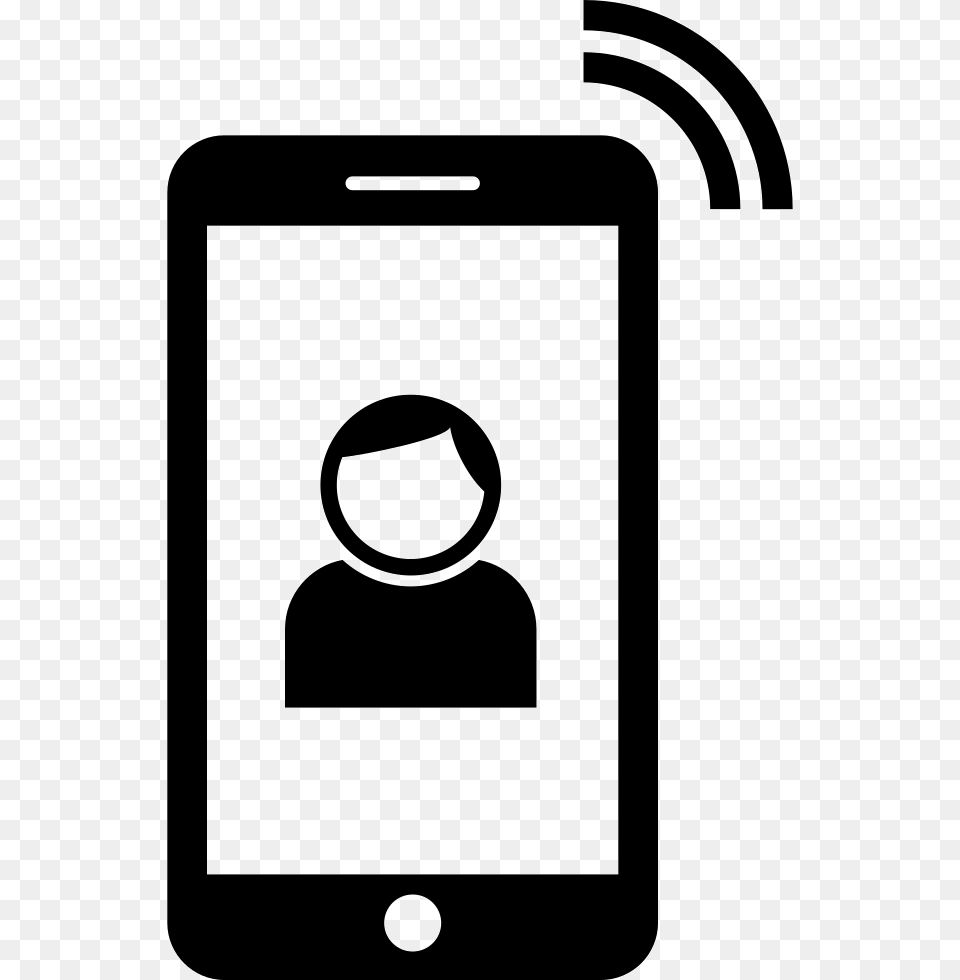 Phone Connection With A Boy Comments Icon, Electronics, Mobile Phone Png Image