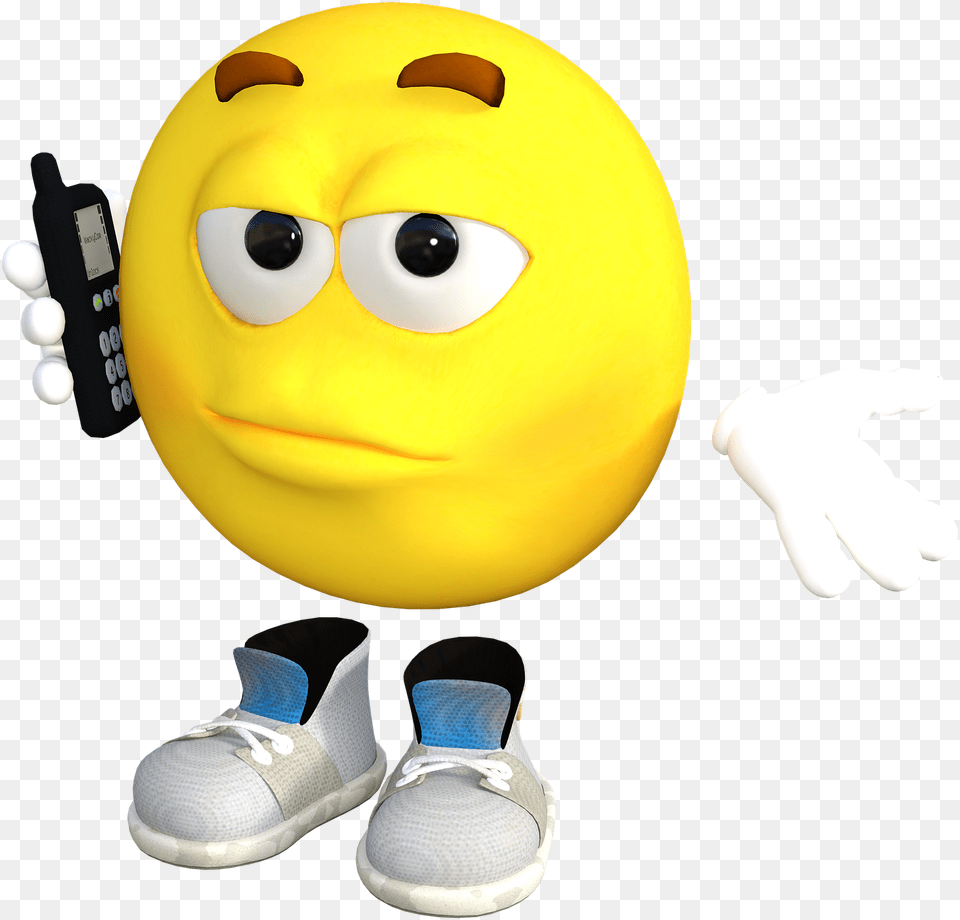 Phone Emoji Emoji On Phone, Clothing, Footwear, Shoe, Glove Png Image