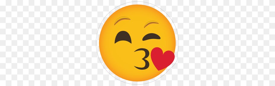 Phone Emoji Sticker Blowing A Kiss, Face, Head, Person, Logo Png