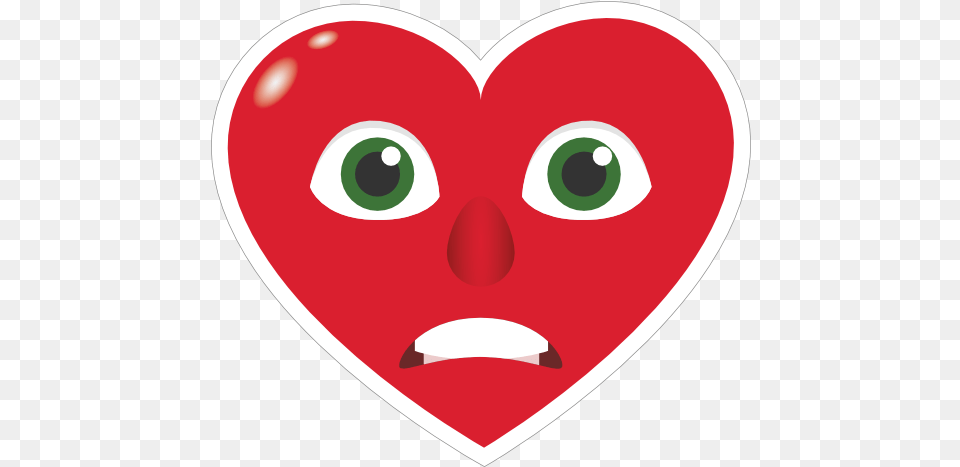 Phone Emoji Sticker Heart Face Grimacing Sticker Cdg Logo Png Image