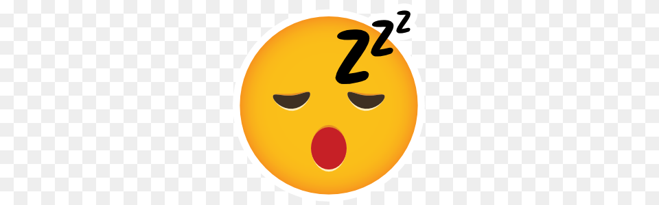 Phone Emoji Sticker Sleepy, Text Free Png Download