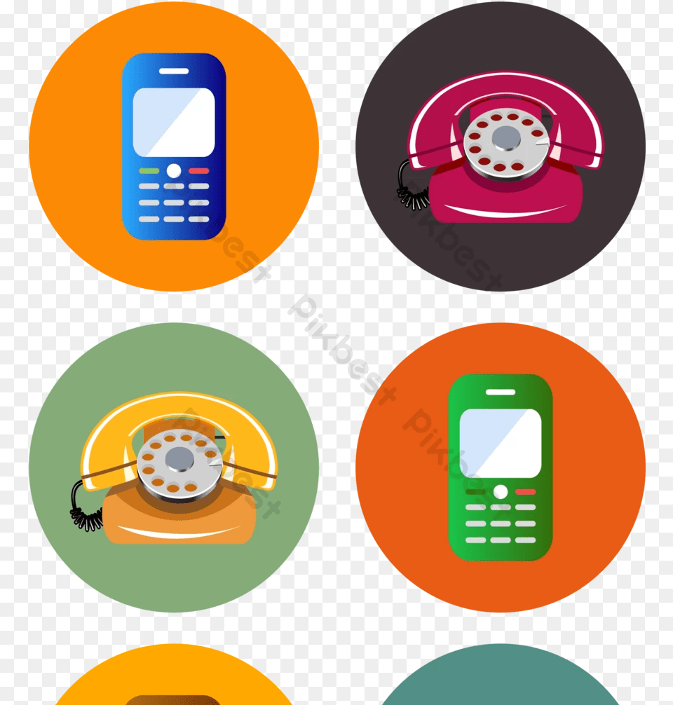 Phone Icon Clipart Ai Download Pikbest Feature Phone, Electronics, Mobile Phone, Texting Png