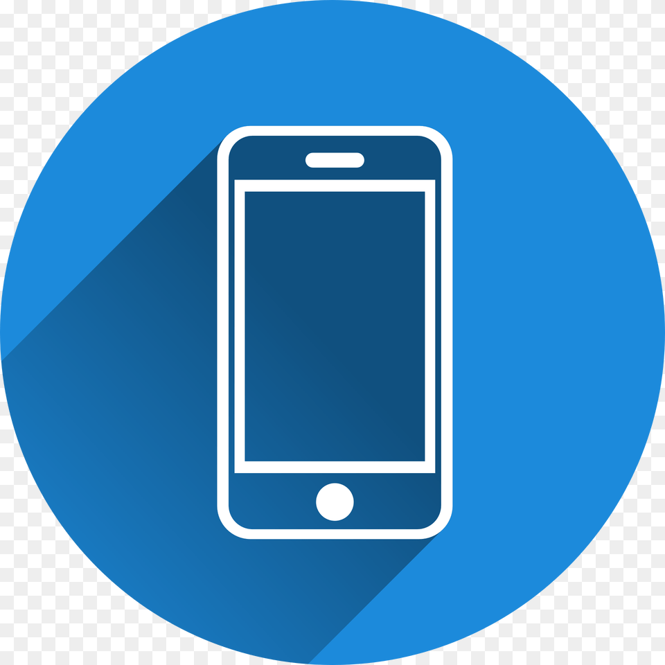 Phone Icon Mobile Phone Mobile Icon Blue, Electronics, Mobile Phone, Disk Png
