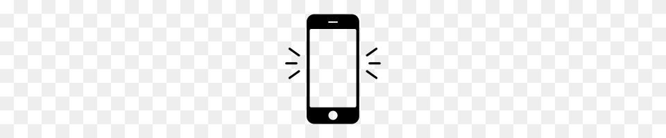 Phone Icons Noun Project, Gray Free Transparent Png