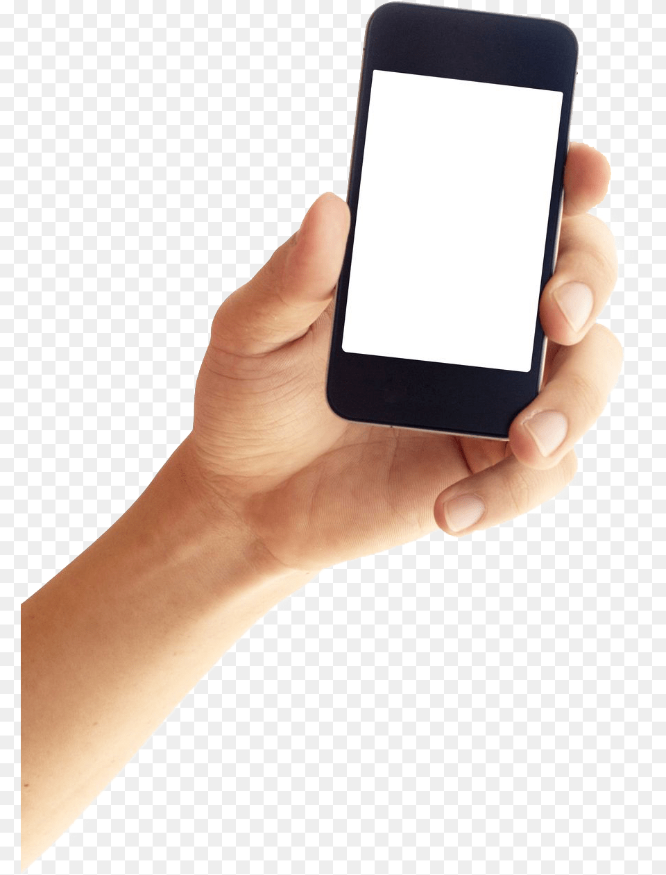 Phone In Hand Central De Alarme Intelbras Amt 4010 Smart Net, Electronics, Mobile Phone, Computer Free Png Download