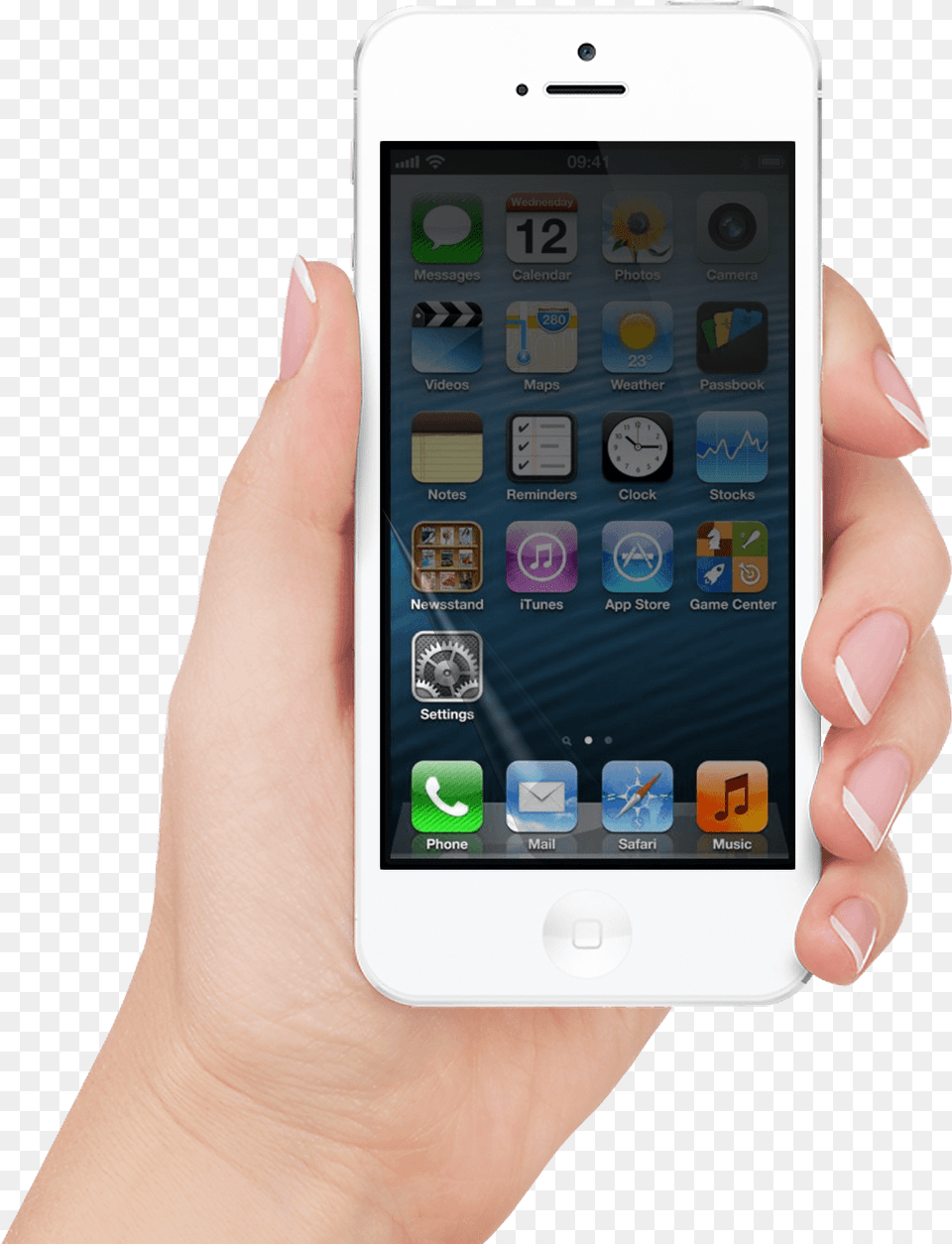 Phone In Hand Image Black Iphone 5s Price, Electronics, Mobile Phone Free Png Download