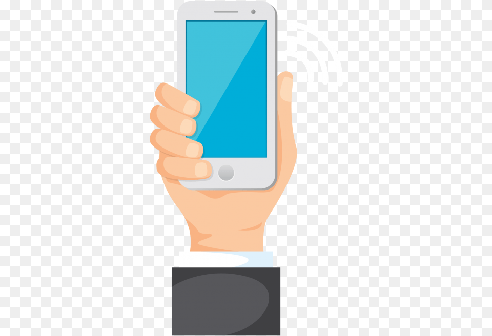 Phone In Hand Download Searchpng Mobile With Hand Clipart, Electronics, Mobile Phone, Computer, Hand-held Computer Png Image