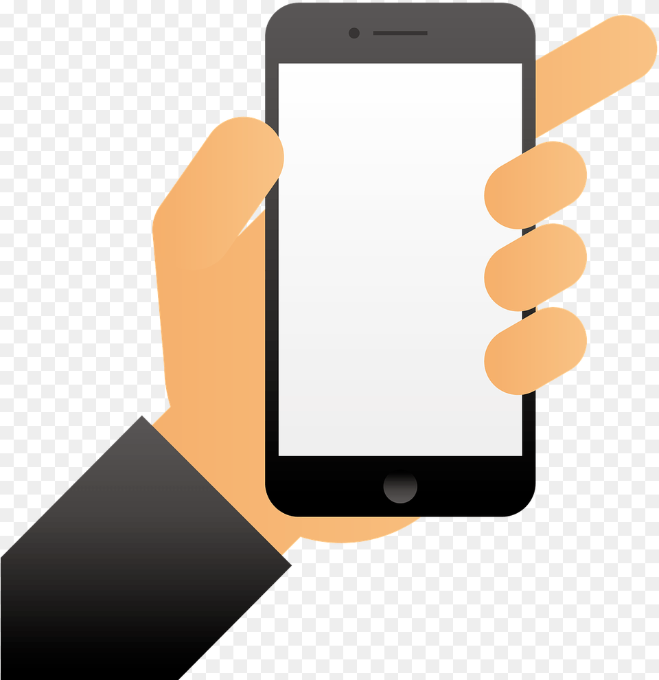 Phone In Hand Logo, Electronics, Mobile Phone, Iphone, Texting Png