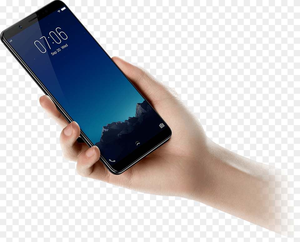 Phone In Hand Vivo V7 Plus Price, Electronics, Mobile Phone, Iphone Free Png