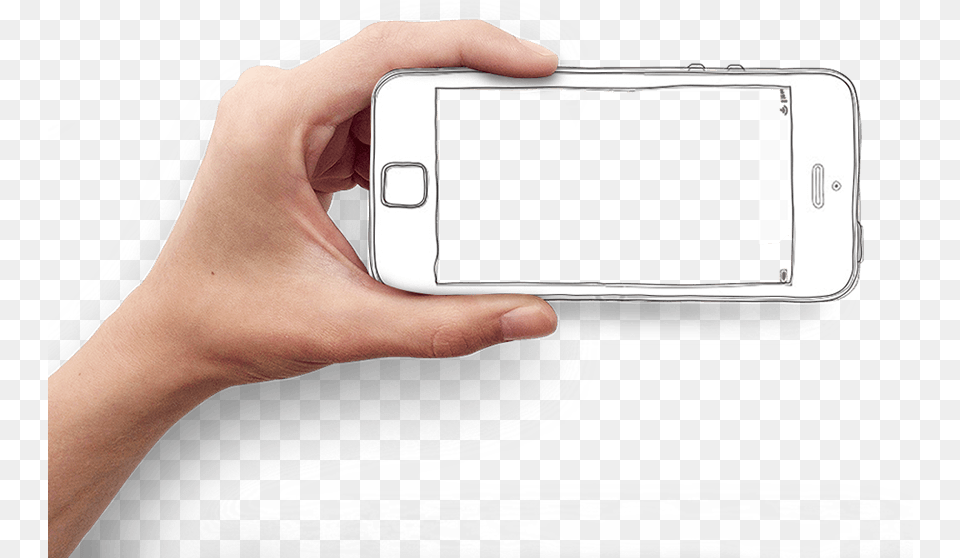 Phone Iphone Hand Freetoedit Mobile Phone, Electronics, Mobile Phone, Person Free Png Download