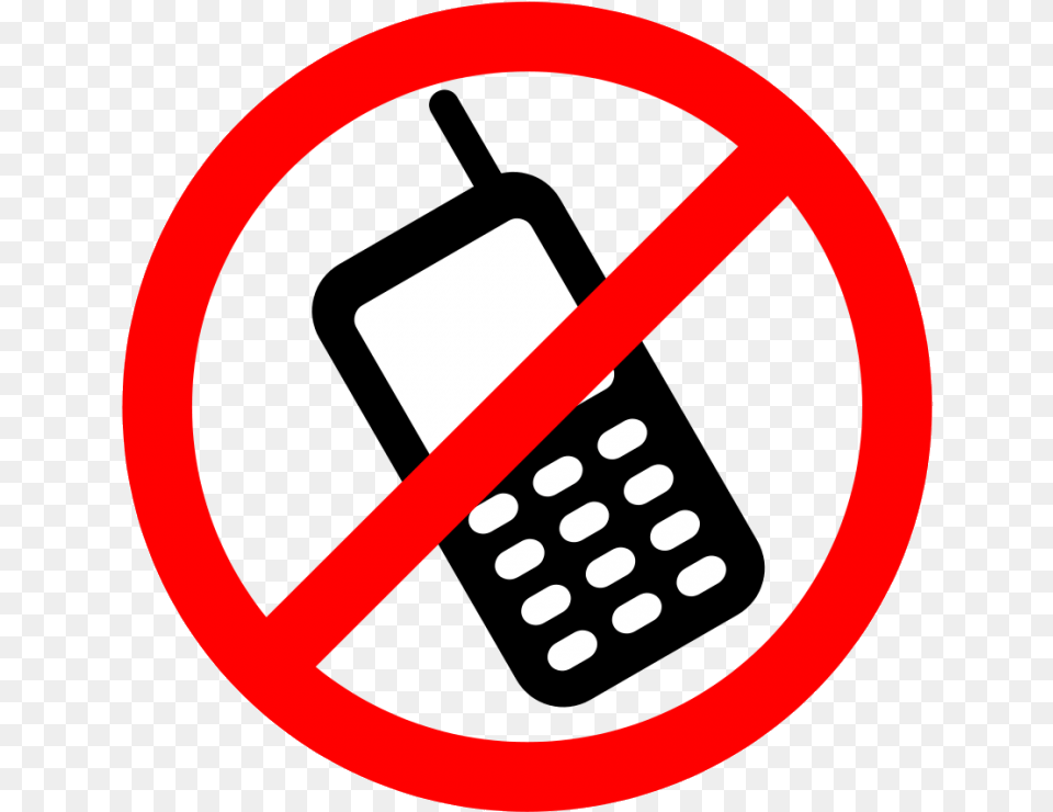 Phone Mobile Clip Art Black And White No Cell Clipart No Cell Phone Allowed, Electronics, Mobile Phone, Sign, Symbol Free Png Download