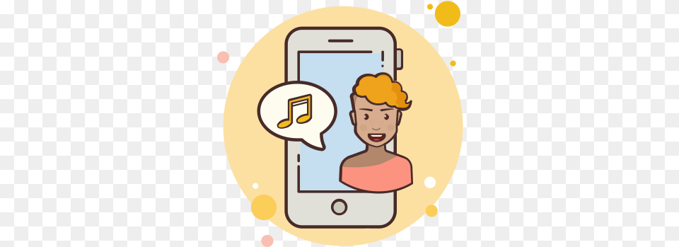 Phone Music Icon Download And Vector Phone Notification Icom, Electronics, Mobile Phone, Baby, Face Free Png