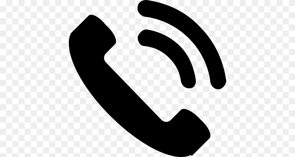 Phone Phone Telephone Icon With And Vector Format, Gray Png Image