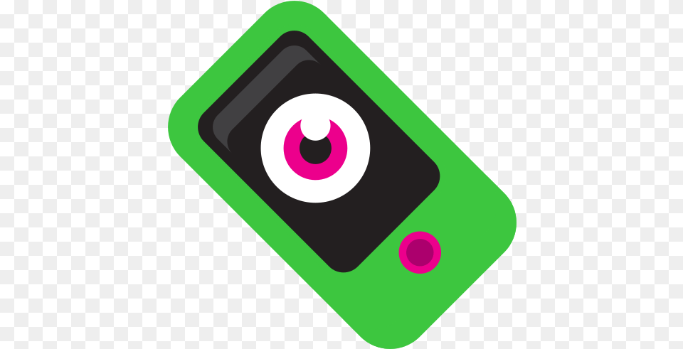 Phone Smartphone Camera Eye Icon Of Teenage Retro Dot, Electronics, Disk Free Png Download