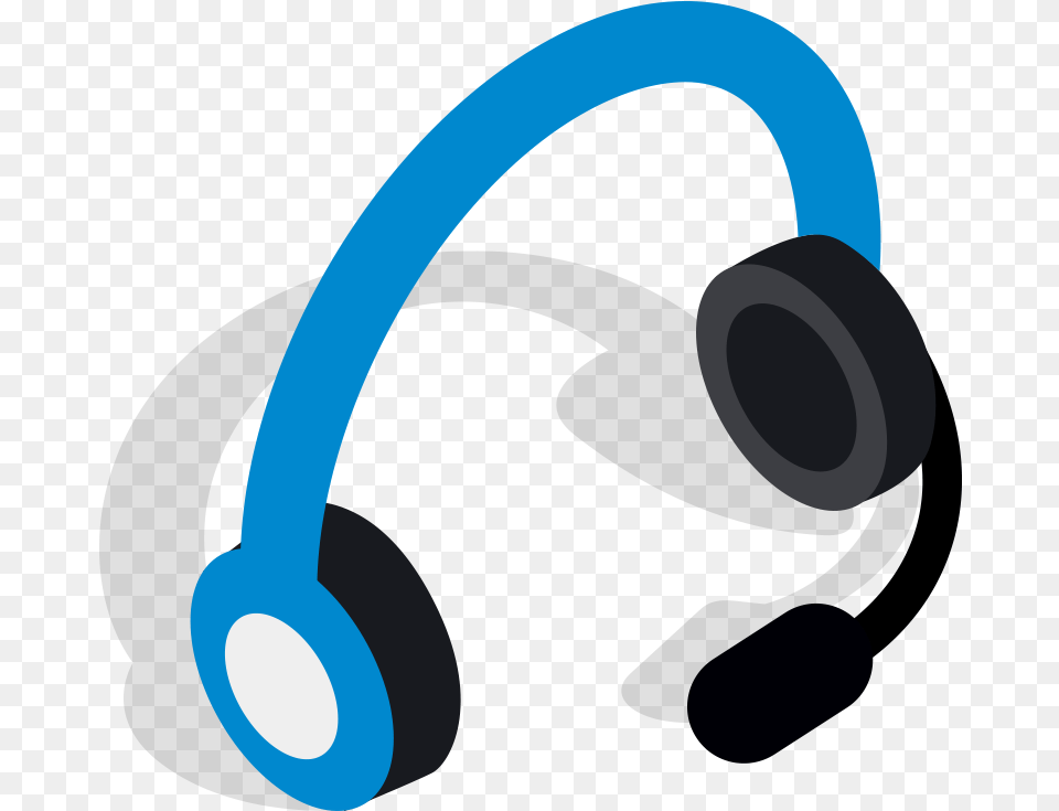 Phone Support Headphone 3d No Background, Electronics, Headphones Png Image