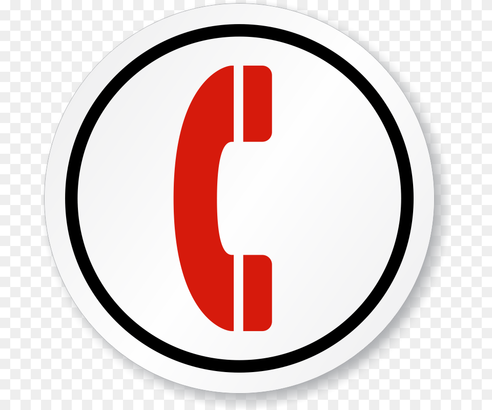 Phone Symbol Telephone Sign Clipart, Logo, Text Free Png Download